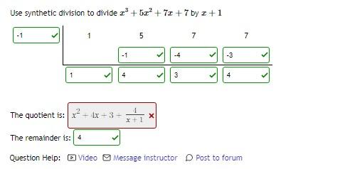 Solved Consider the following polynomial function and use | Chegg.com