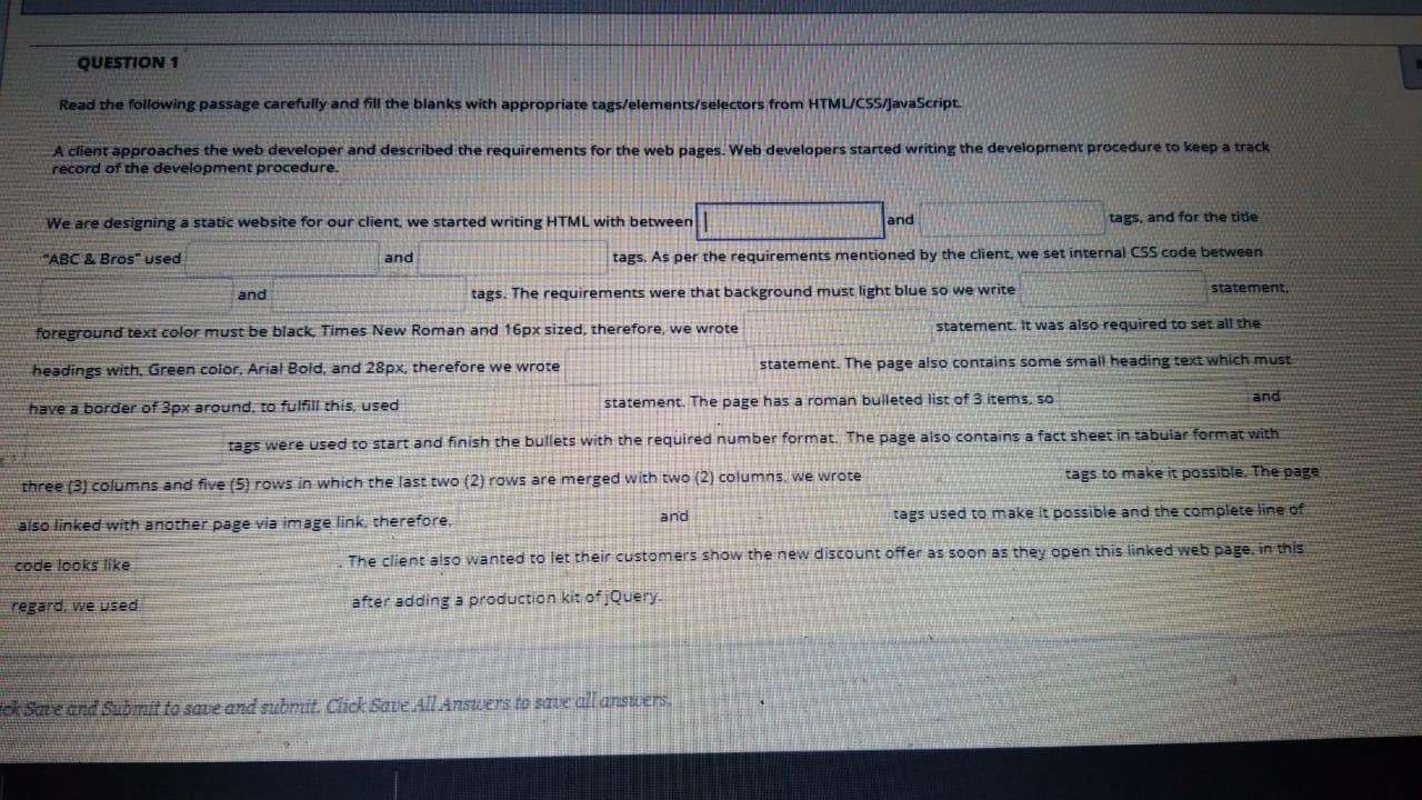 Solved QUESTION 1 Read The Following Passage Carefully And | Chegg.com