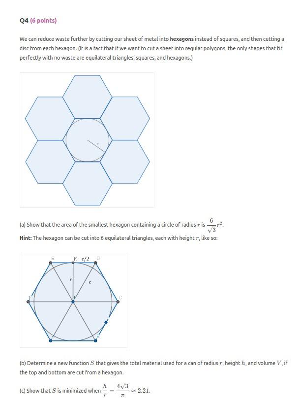 Solved We can reduce waste further by cutting our sheet of | Chegg.com