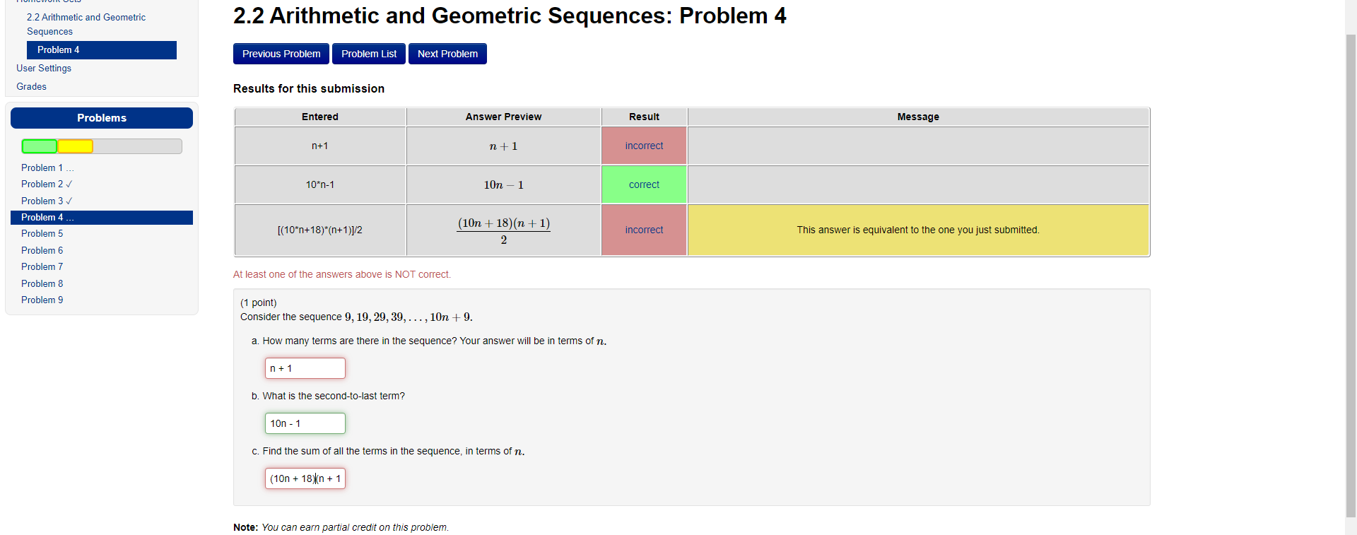 Solved 2.2 Arithmetic and Geometric Sequences 2.2 Arithmetic | Chegg.com