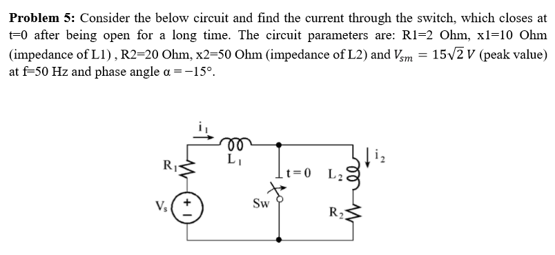 Solved Consider the below circuit and find the current | Chegg.com