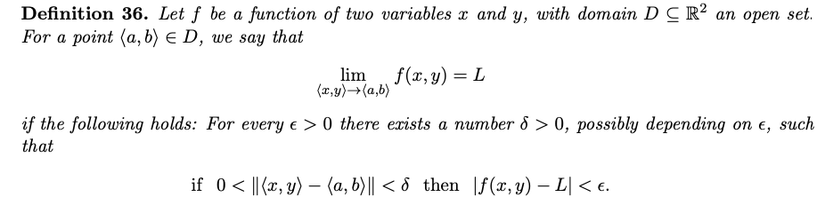 Solved Prove the following using the definition of a limit. | Chegg.com