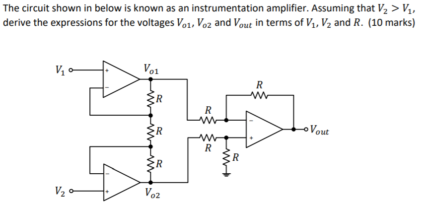 Solved The circuit shown in below is known as an | Chegg.com