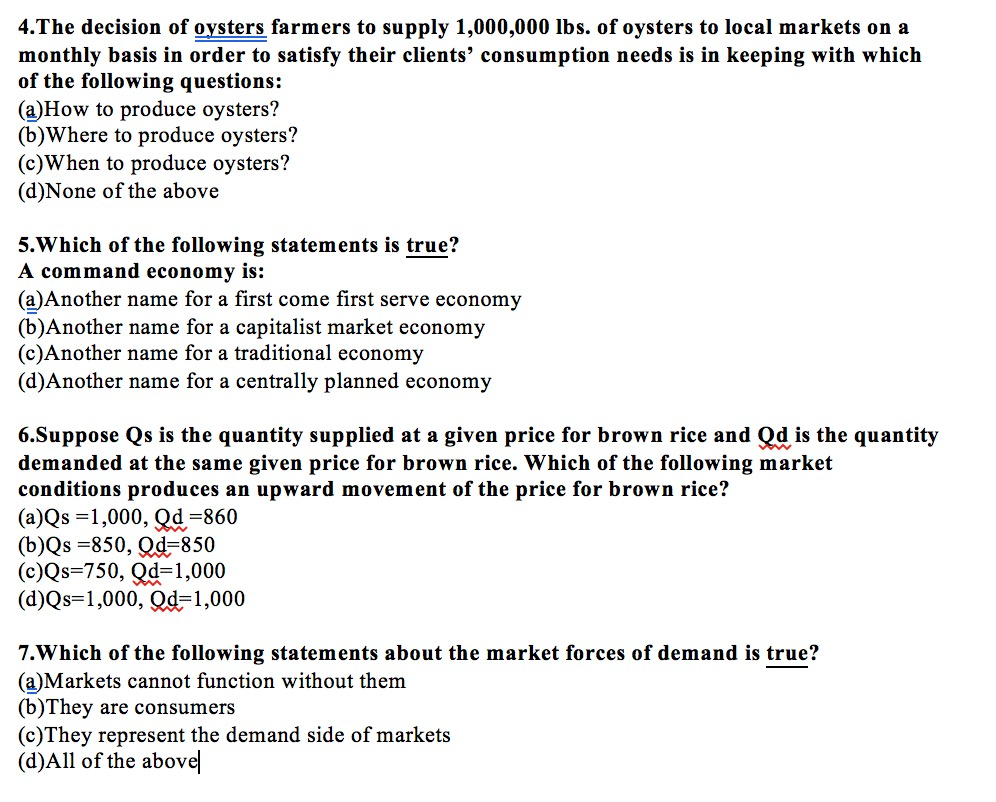 The Questions Of Economics Address Which Of The Following Solved 1.Which of the following statements is false? (a)The | Chegg.com