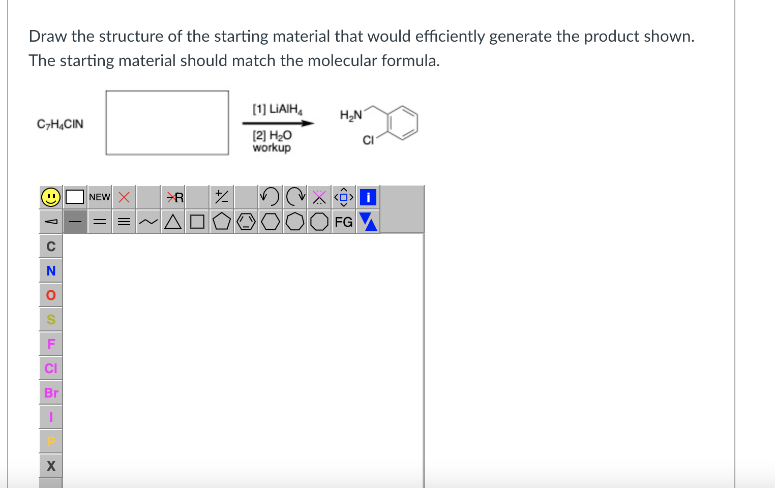 Solved Draw the structure of the starting material that | Chegg.com