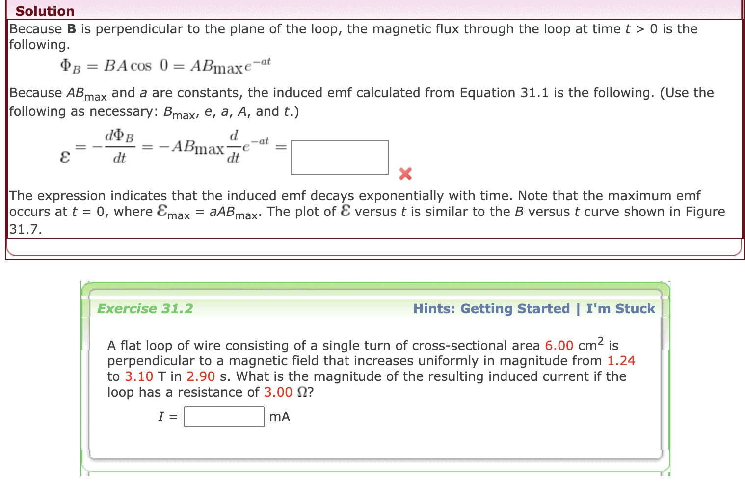 Solved Solution Because B is perpendicular to the plane of | Chegg.com