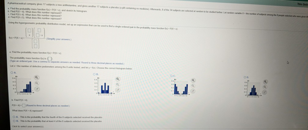 Solved A pharmaceutical company gives 17 subjects a new | Chegg.com