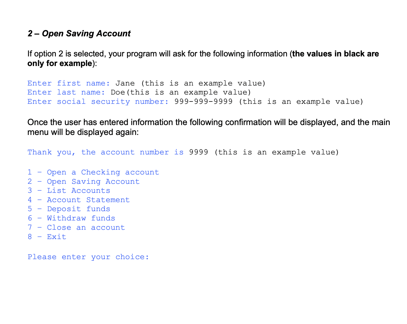 Solved When executed, your Java program should display a | Chegg.com
