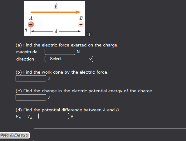 Solved A Point Charge Q = +41.0 µC Moves From A To B | Chegg.com