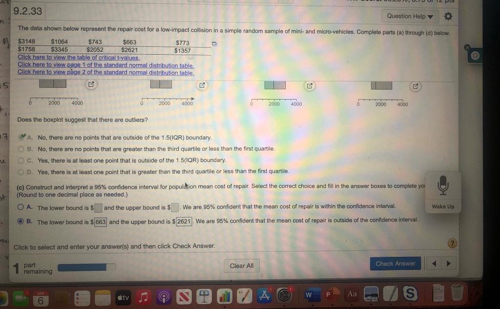 Solved 1 PS 9.2.33 Question Help 02 The data shown below | Chegg.com