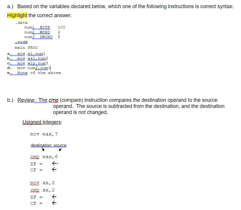 solved-dword-a-based-on-the-variables-declared-below-chegg