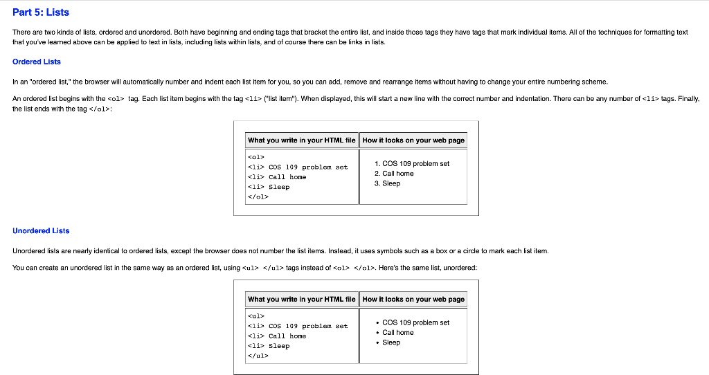 Solved Web Pages and HTML scope of this lab, which focuses | Chegg.com