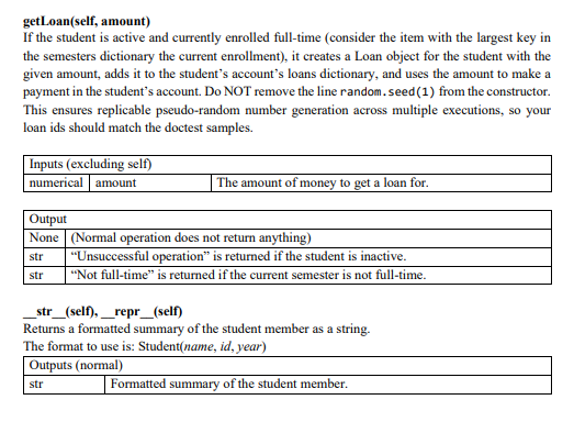 Solved Section 8: The Student class This class inherits from | Chegg.com