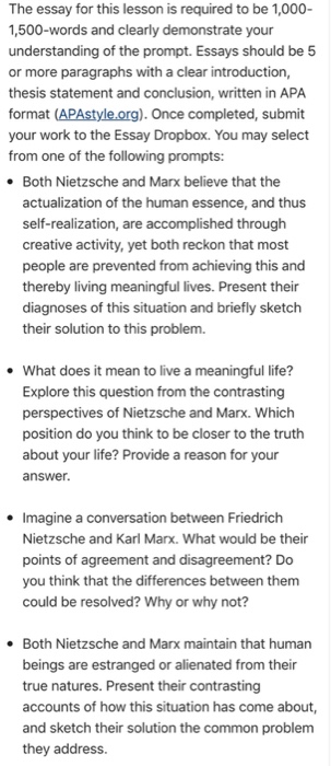 Essay about your present life