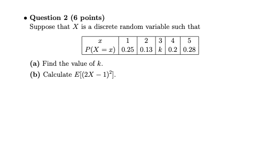 Solved Suppose that X is a discrete random variable | Chegg.com