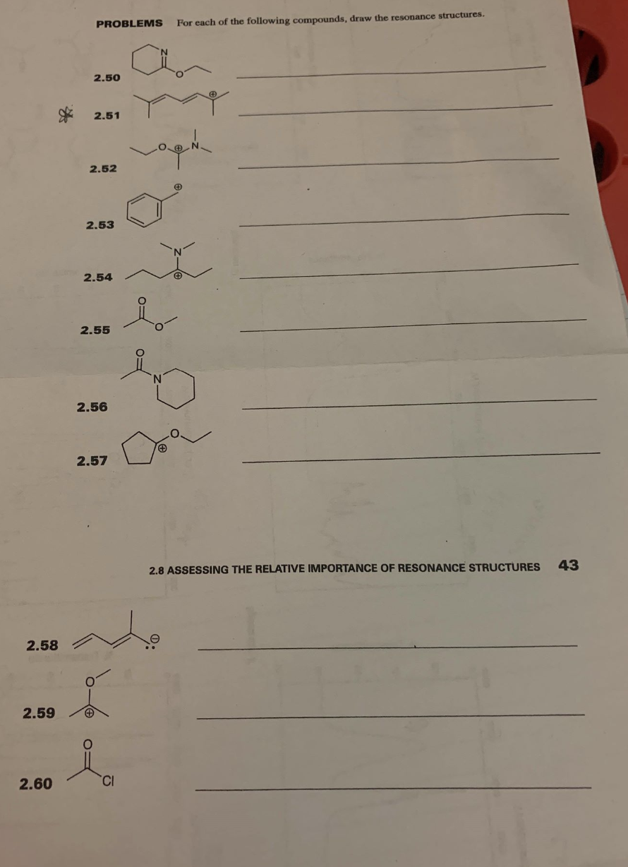 Solved For each of the following compounds, draw the | Chegg.com