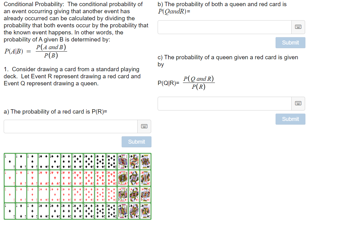 Solved Conditional Probability: The Conditional Probability | Chegg.com