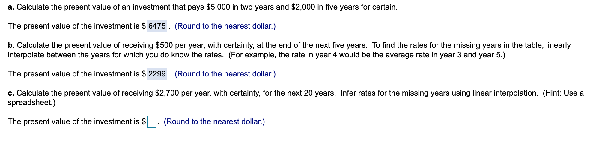 Solved *I ONLY NEED PART C* Suppose the term structure of