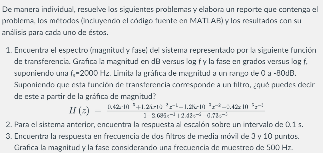 De manera individual, resuelve los siguientes problemas y elabora un reporte que contenga el problema, los métodos (incluyend