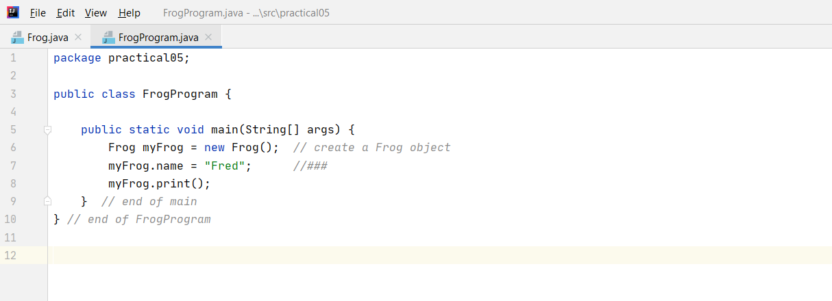 Solved Task 1 The following class definitions are included. | Chegg.com