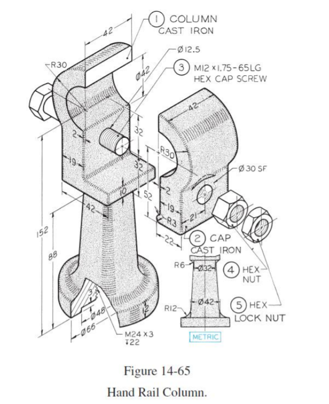 Solved Use solidworks Assembly parts this shape and upload | Chegg.com