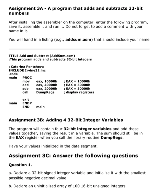 Solved Before you start this assignment, please go to the | Chegg.com