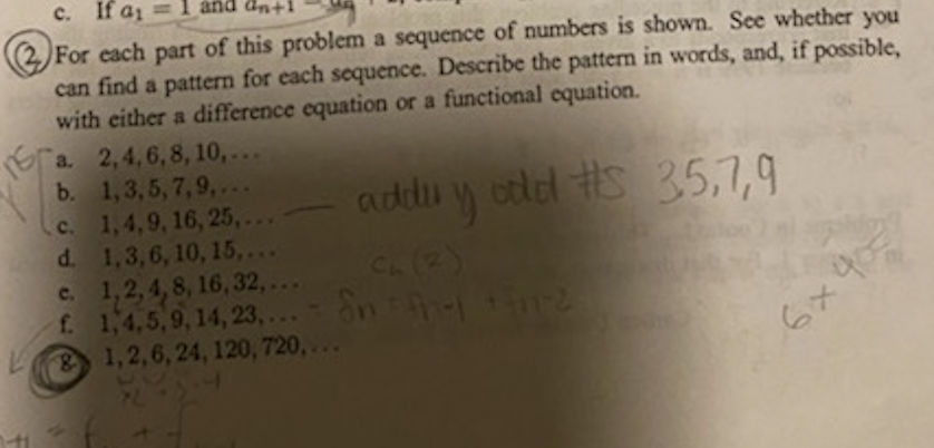 Solved c. If a = 1 and 1 2. For each part of this problem a | Chegg.com