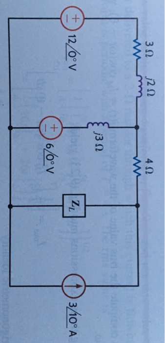 Solved Determine ZL for maximum average power transfer and | Chegg.com