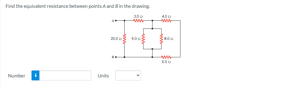 Solved Find The Equivalent Resistance Between Points A And B | Chegg.com