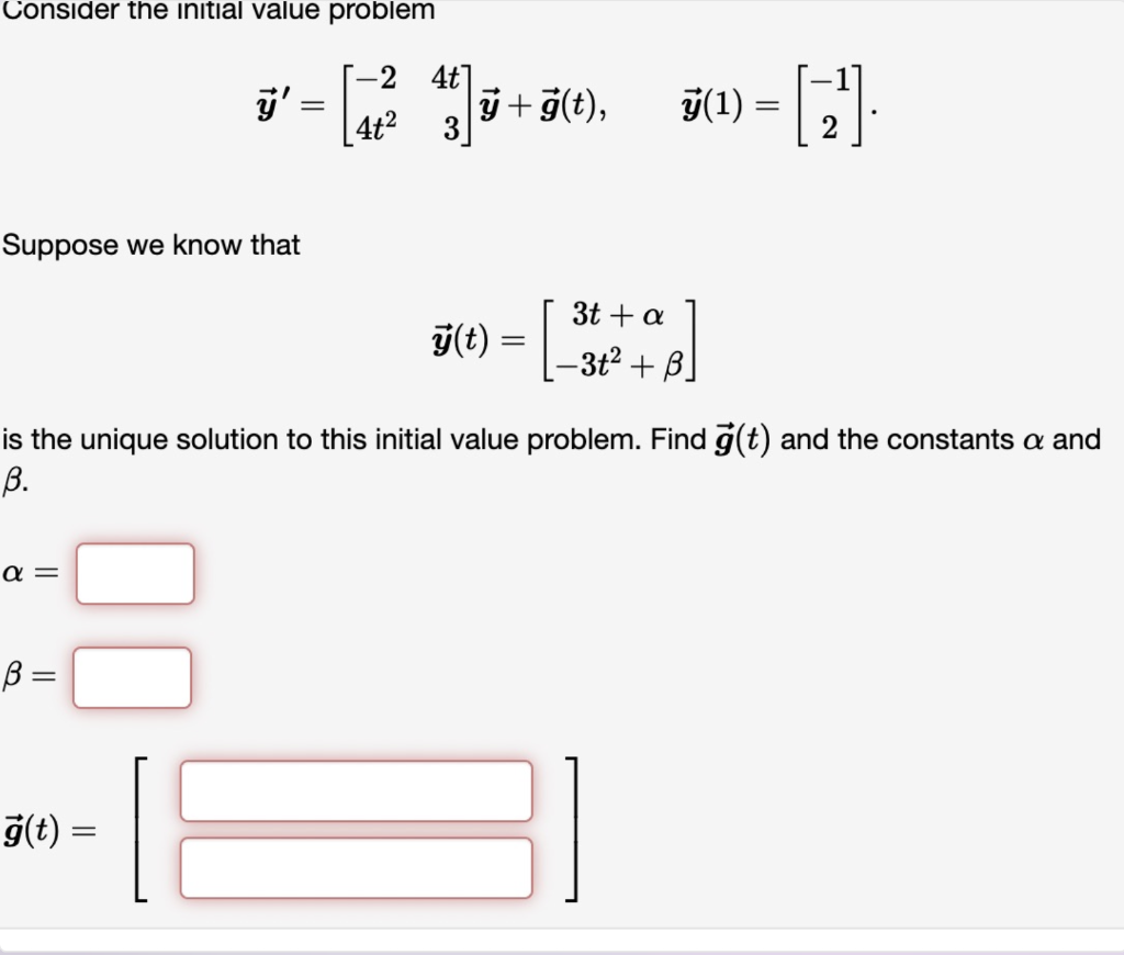 Solved Consider the initial value problem | Chegg.com