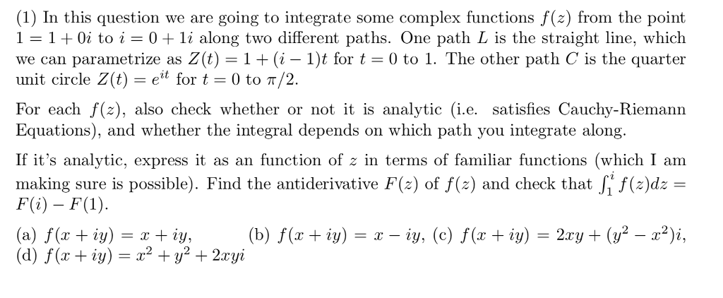 Solved In this question we are going to integrate some | Chegg.com