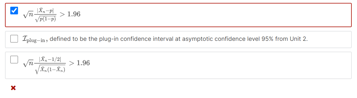 Solved Wald Test For The Kiss Example 0 1 Point graded Chegg