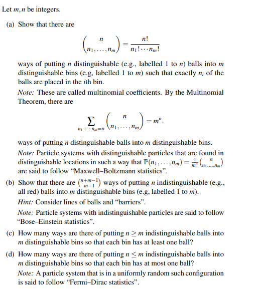 Solved n ( ...) nm Let m,n be integers. (a) Show that there | Chegg.com