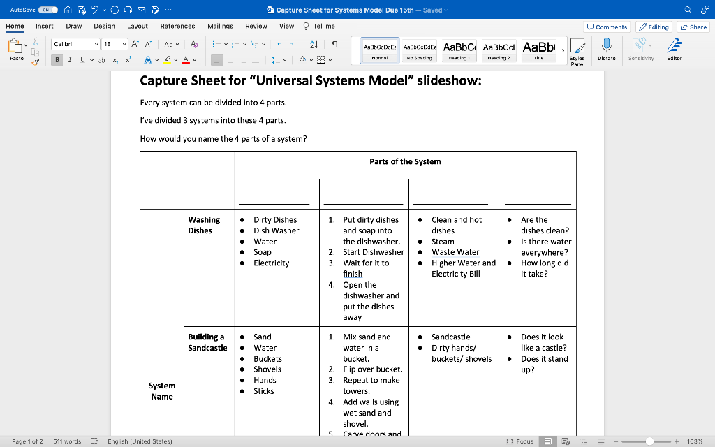 Solved Capture Sheet for 