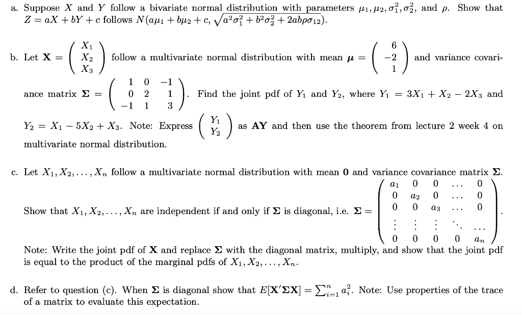 a-suppose-x-and-y-follow-a-bivariate-normal-chegg
