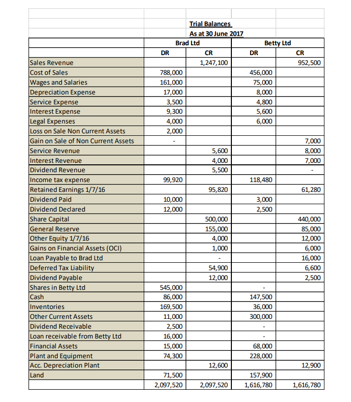 ACCT2201 GROUP CASE STUDY SEMESTER 1 2021 DUE DATE: | Chegg.com