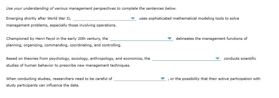 Solved Use your understanding of planning to complete the