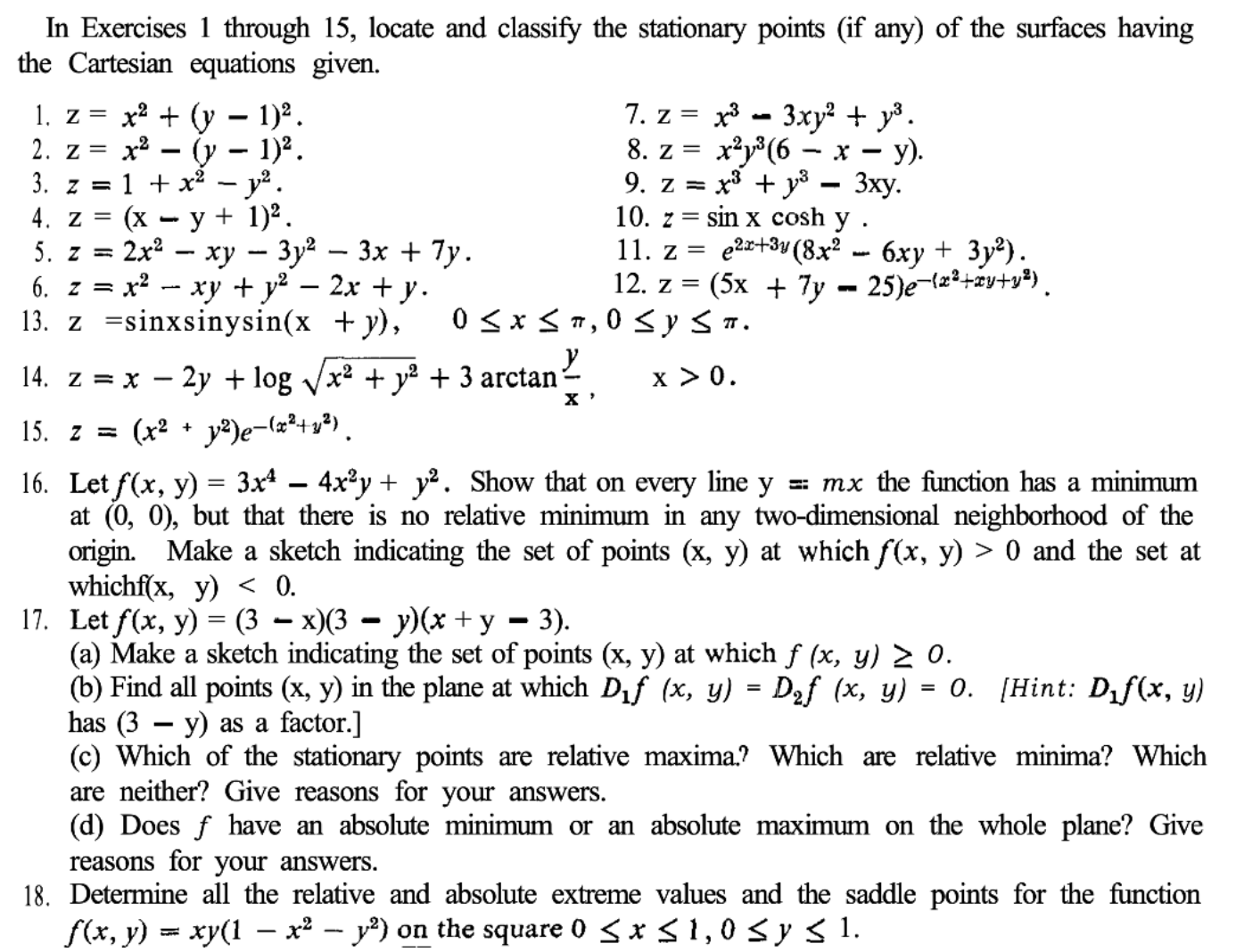 Solved In Exercises 1 through 15, locate and classify the | Chegg.com