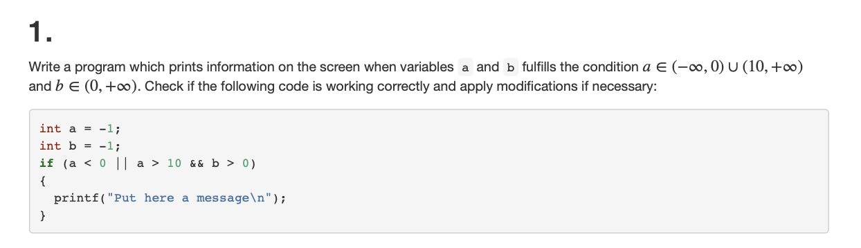Solved Write a program which prints information on the | Chegg.com