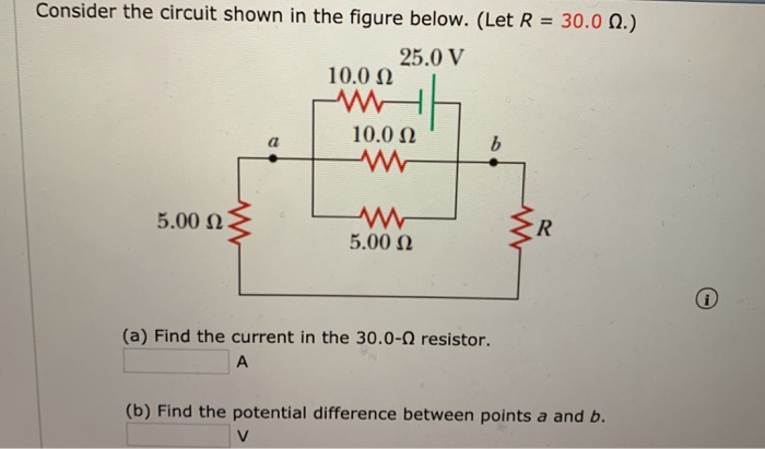 Solved Consider The Circuit Shown In The Figure Below. (Let | Chegg.com ...