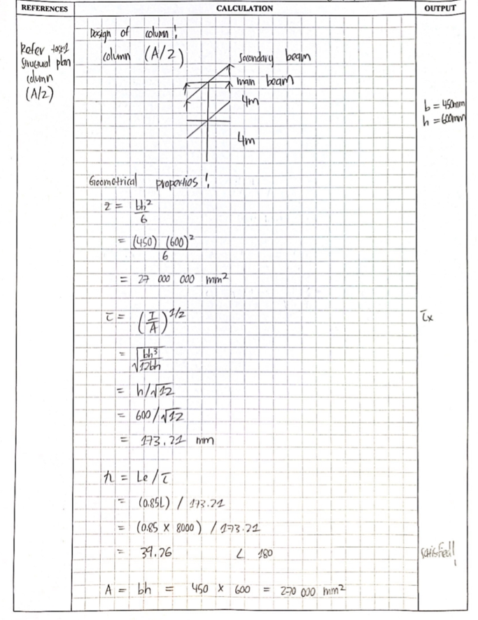 Solved Calculate the column on timber plan. Choose any | Chegg.com