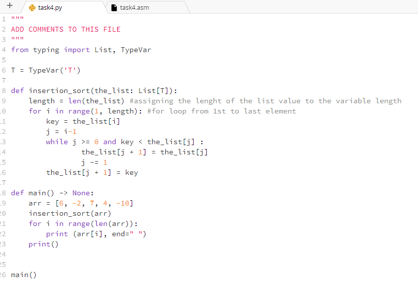 Solved Consider the following Python code, which defines the | Chegg.com