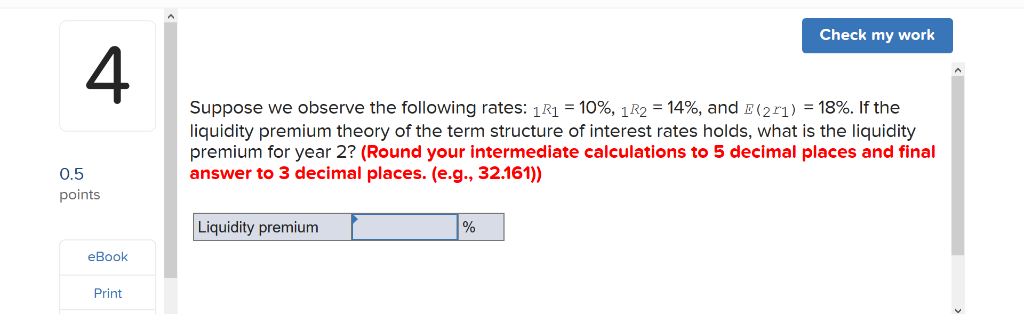 Solved Check my work 4 Suppose we observe the following | Chegg.com