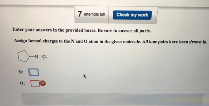 Solved 7 attempts lef Check my work Enter your answers in | Chegg.com