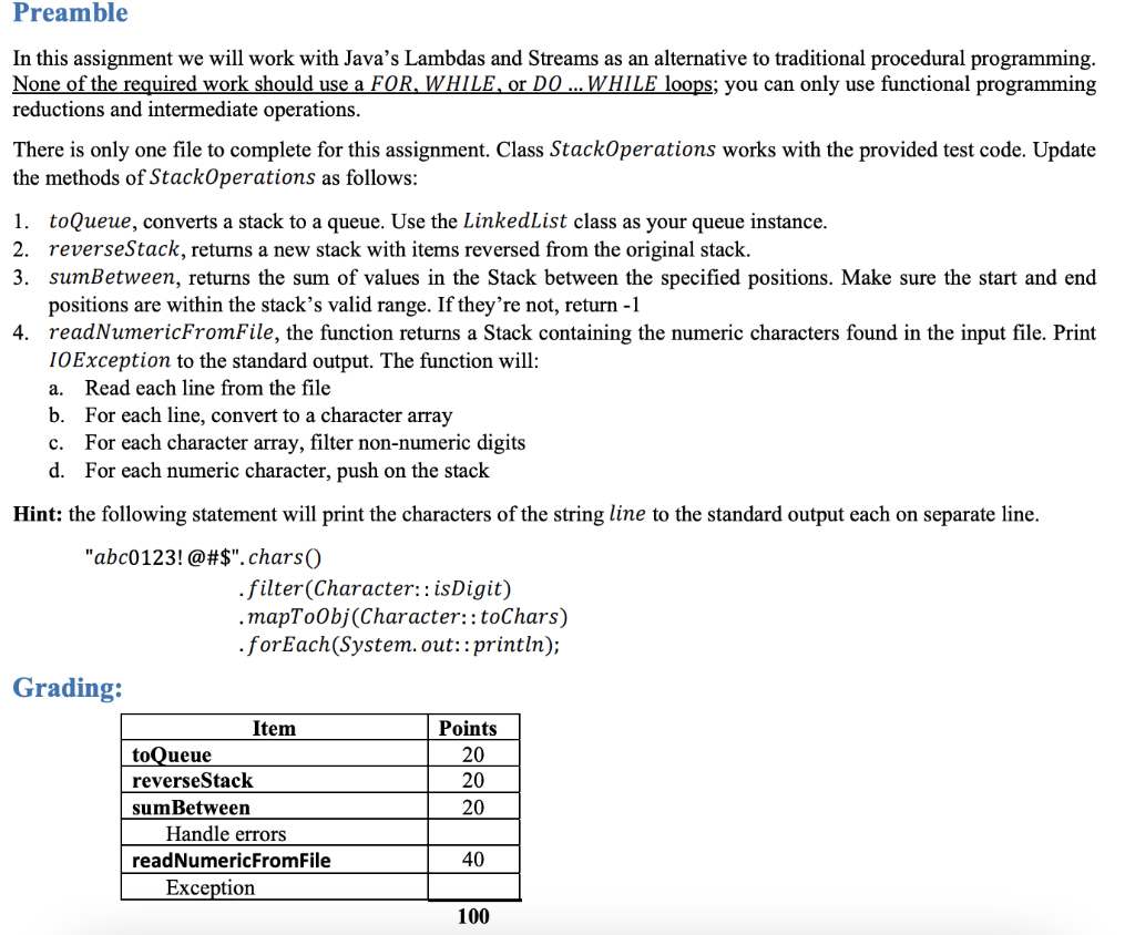 In Java Main Java Import Java Util Stack Import Chegg Com