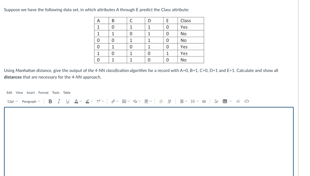 Solved Suppose We Have The Following Data Set In Which 7943