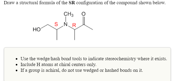 Solved Draw a structural formula of the RR configuration of | Chegg.com