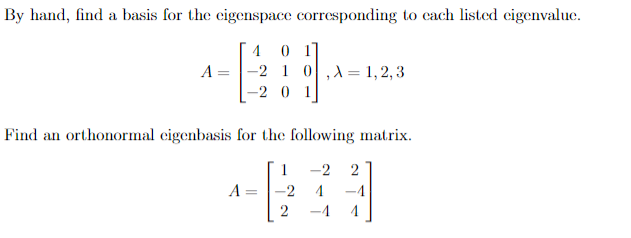 Solved Linear algebra for computer science. Kindly solved | Chegg.com