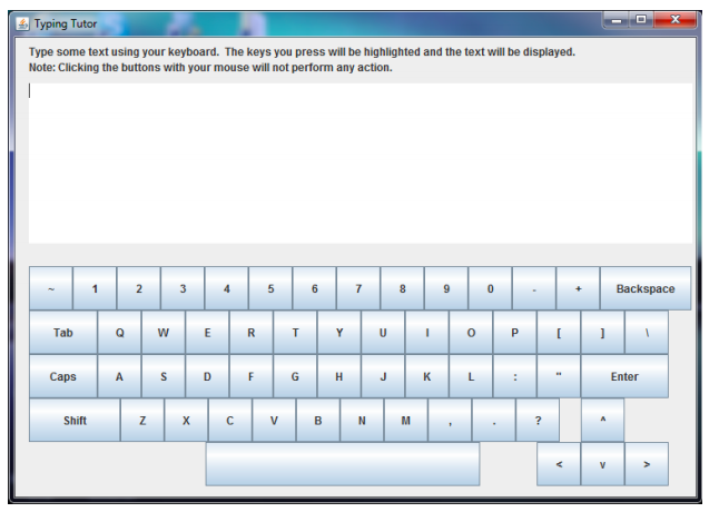 Solved Java Language Question: Typing quickly and correctly | Chegg.com