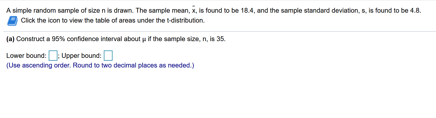 Solved A simple random sample of size n is drawn. The sample | Chegg.com